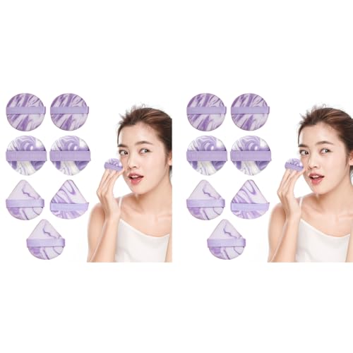 MAYCREATE® Triangle Powder Puff 14PCS Set Makeup Sponges Latex-free Mini Air Cushion Pads for Liquid Foundation Cream Concealer Wet Dry Dual Use MAYCREATE® Triangle Powder Puff 14PCS Set Makeup Sponges Latex-free Mini Air Cushion Pads for Liquid Foundation Cream Concealer Wet Dry Dual Use